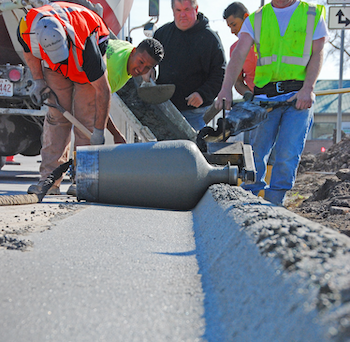 Concrete curb roller - Pro Contractor Rentals